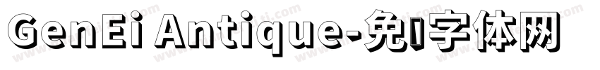 GenEi Antique字体转换